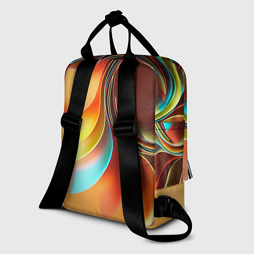 Женский рюкзак Солнце из бумаги / 3D-принт – фото 2
