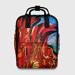 Рюкзак женский Abstract color pattern Fashion 2022, цвет: 3D-принт