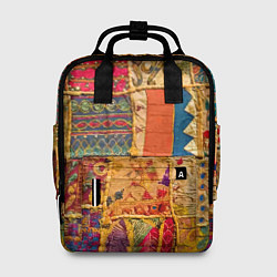Рюкзак женский Пэчворк Лоскутное одеяло Patchwork Quilt, цвет: 3D-принт