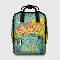 Рюкзак женский Цветы В Джунглях, цвет: 3D-принт