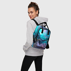 Рюкзак женский МОРСКОЙ ШТОРМ, цвет: 3D-принт — фото 2