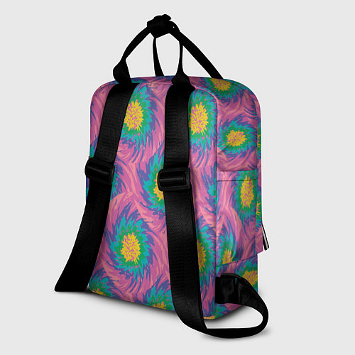 Женский рюкзак Тай-дай, яркие пятна / 3D-принт – фото 2