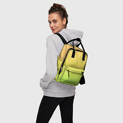 Рюкзак женский GRADIEND YELLOW-GREEN, цвет: 3D-принт — фото 2