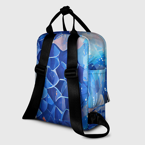 Женский рюкзак Blue scales / 3D-принт – фото 2
