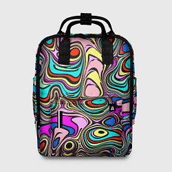 Рюкзак женский ПРЕЛОМЛЕНИЯ ЦВЕТА, цвет: 3D-принт
