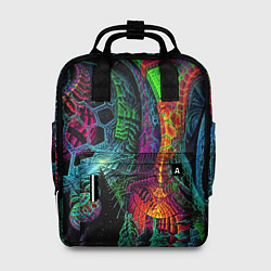 Рюкзак женский Фантастическая авангардная композиция Абстракция F, цвет: 3D-принт
