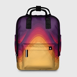 Рюкзак женский Волны песка и лавы, цвет: 3D-принт