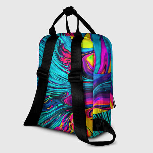 Женский рюкзак Paint Wave / 3D-принт – фото 2