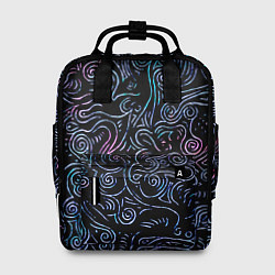 Рюкзак женский Strange patterns, цвет: 3D-принт