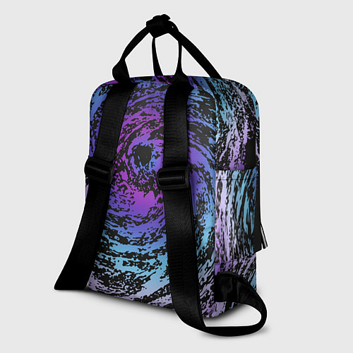 Женский рюкзак Галактика Неон / 3D-принт – фото 2