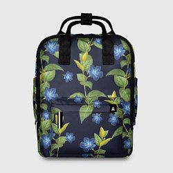 Рюкзак женский Цветы Барвинок, цвет: 3D-принт