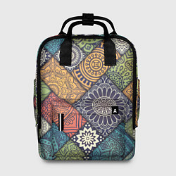 Рюкзак женский Мандала орнамент, цвет: 3D-принт