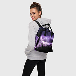 Рюкзак женский Purple Lightning, цвет: 3D-принт — фото 2