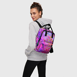 Рюкзак женский Красочные всплески красок Экспрессия, цвет: 3D-принт — фото 2