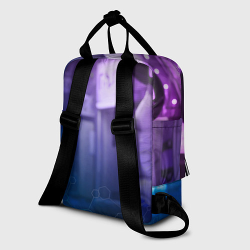 Женский рюкзак Stray - мордочка - neon / 3D-принт – фото 2