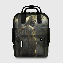 Рюкзак женский STALKER Тень Чернобыля Постер, цвет: 3D-принт