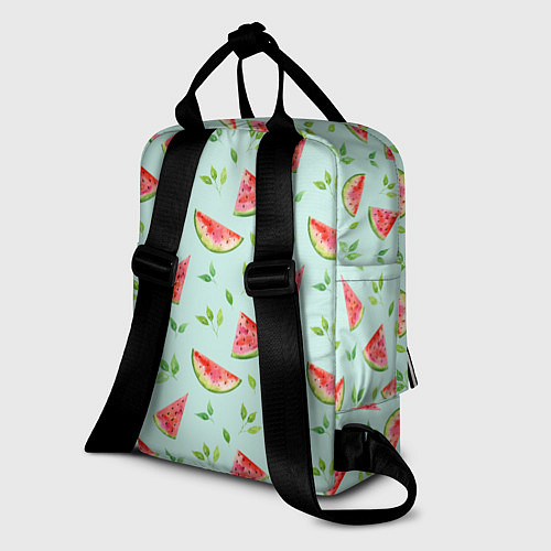 Женский рюкзак Сочные ломтики арбуза / 3D-принт – фото 2