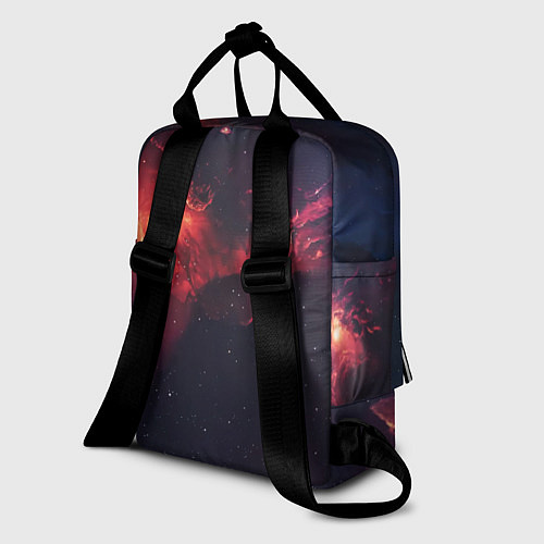 Женский рюкзак Космическое пламя / 3D-принт – фото 2