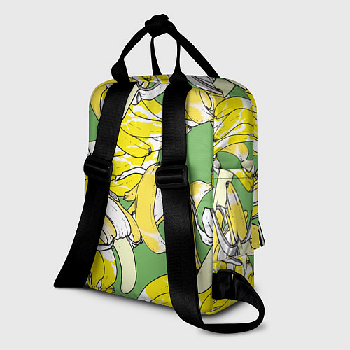 Женский рюкзак Башка Барта Симпсона среди бананов / 3D-принт – фото 2