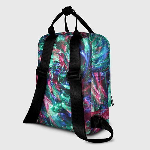 Женский рюкзак Цветной круговорот / 3D-принт – фото 2