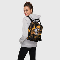 Рюкзак женский Орел в огне, цвет: 3D-принт — фото 2