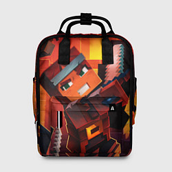 Рюкзак женский Minecraft арт, цвет: 3D-принт