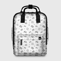 Женский рюкзак 90s pattern on white