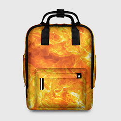 Рюкзак женский Бушующий огонь, цвет: 3D-принт