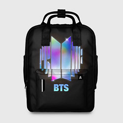 Рюкзак женский BTS gradient logo, цвет: 3D-принт