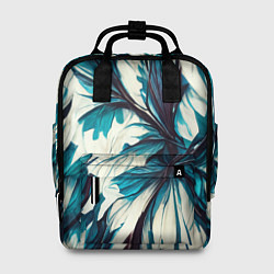 Рюкзак женский Абстрактные цветочные узоры, цвет: 3D-принт