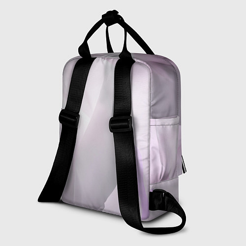 Женский рюкзак Розовый абстрактный бархат / 3D-принт – фото 2