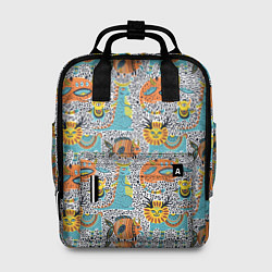 Рюкзак женский Фантастические животные, цвет: 3D-принт