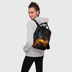 Рюкзак женский Электрический рисунок, цвет: 3D-принт — фото 2