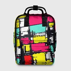 Рюкзак женский Простое граффити, цвет: 3D-принт