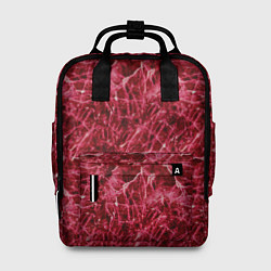 Женский рюкзак Красный лёд - текстура
