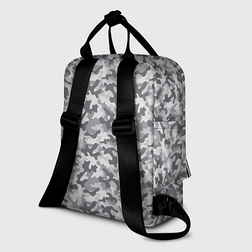 Женский рюкзак Камуфляж М-21 серый / 3D-принт – фото 2