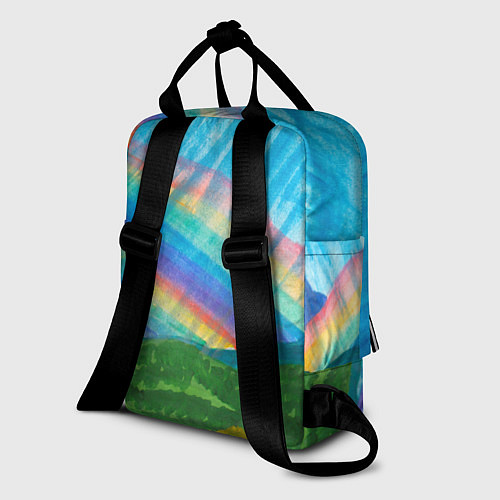 Женский рюкзак Летний дождь радуга / 3D-принт – фото 2