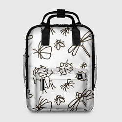 Рюкзак женский Bugs pattern, цвет: 3D-принт