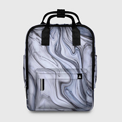 Рюкзак женский Чёрная акварель, цвет: 3D-принт