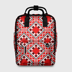 Рюкзак женский Белорусская вышивка - орнамент, цвет: 3D-принт