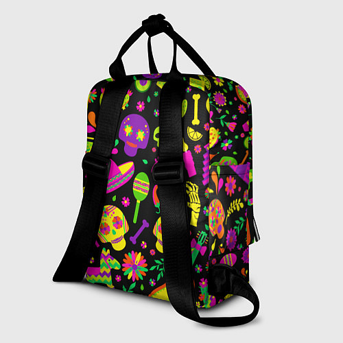Женский рюкзак Mexican motifs / 3D-принт – фото 2