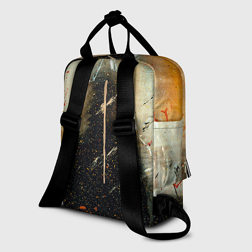 Женский рюкзак Туман, тени и краски / 3D-принт – фото 2