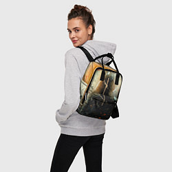 Рюкзак женский Туман, тени и краски, цвет: 3D-принт — фото 2