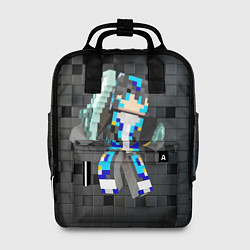 Рюкзак женский Minecraft - character - video game, цвет: 3D-принт