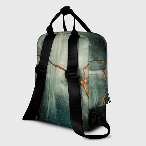 Женский рюкзак Туман, лучи и краски / 3D-принт – фото 2