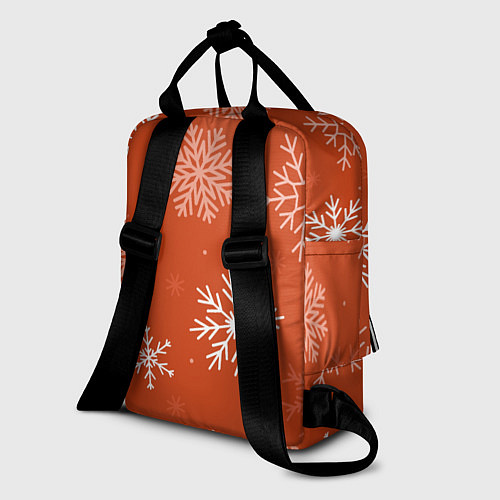 Женский рюкзак Orange snow / 3D-принт – фото 2