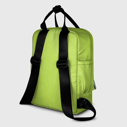 Женский рюкзак Текстурированный ярко зеленый салатовый / 3D-принт – фото 2
