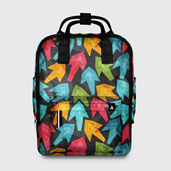 Женский рюкзак Разноцветные стрелы