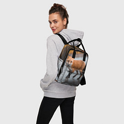 Рюкзак женский Лис на прогулке, цвет: 3D-принт — фото 2