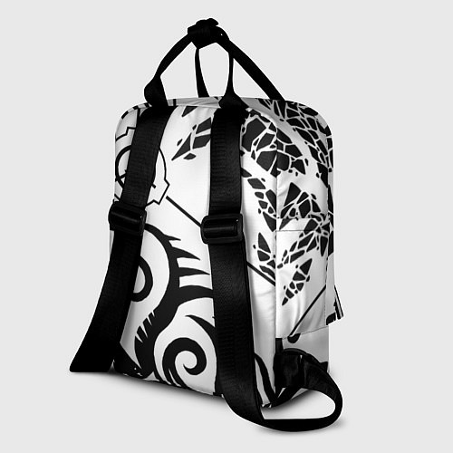 Женский рюкзак Secure, Contain, Protect / 3D-принт – фото 2